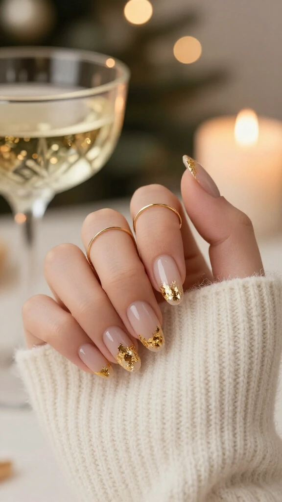 Golden Champagne Foil Leafing