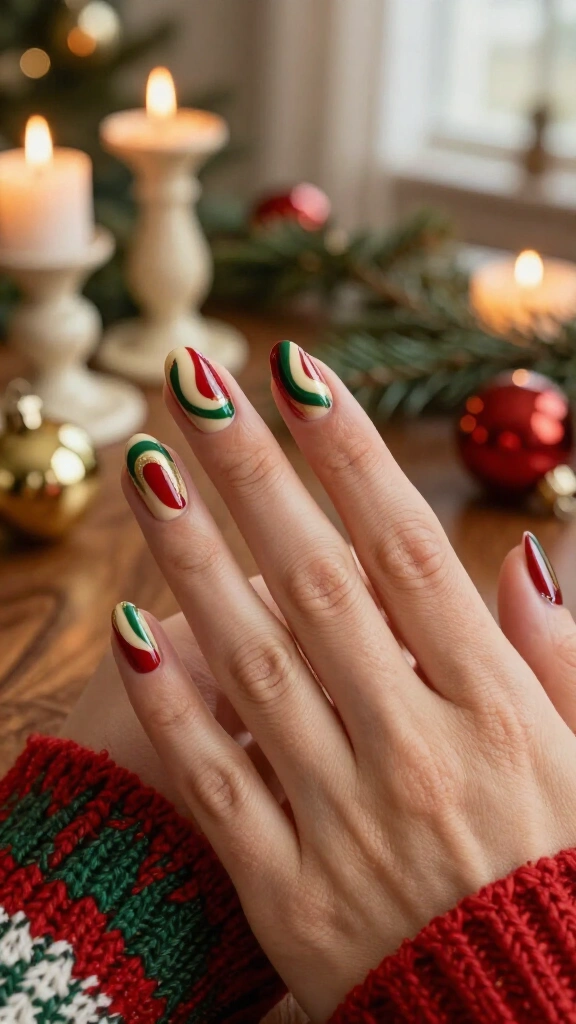 Retro 70s Holiday Waves