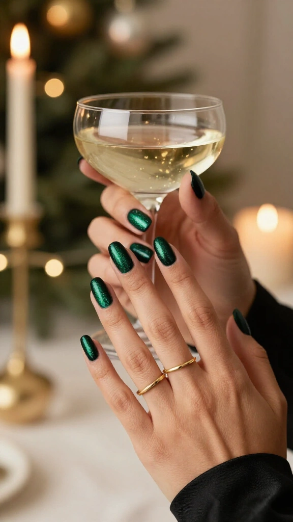 Velvet emerald green