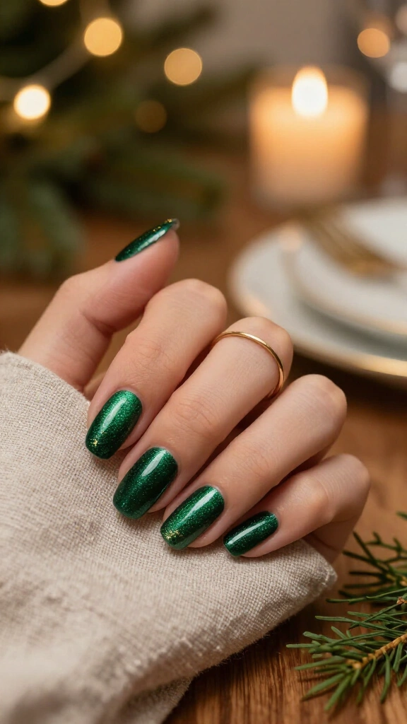 Forest Green Shimmer