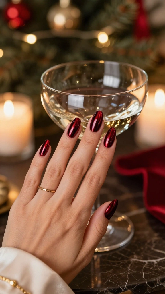Cranberry red chrome