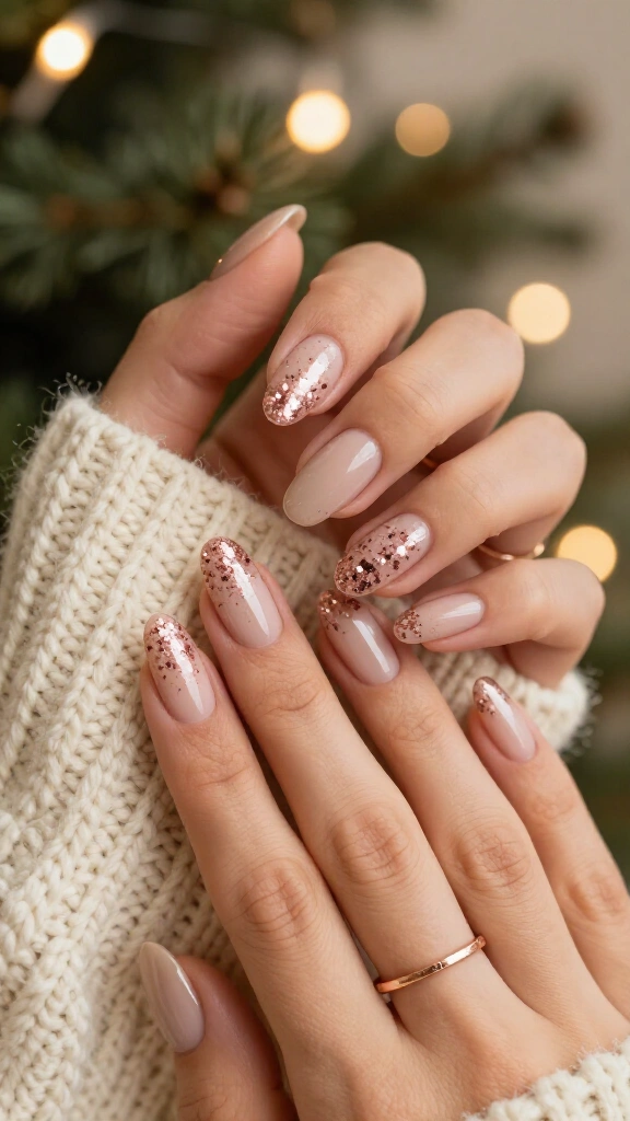 Rose Gold Sparkle Topper