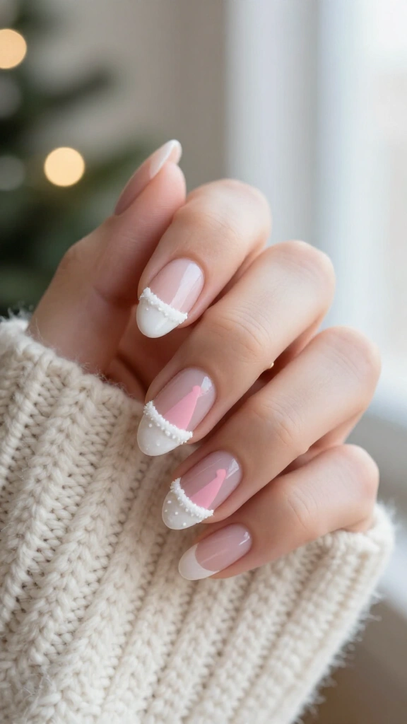 Blushing Santa hats