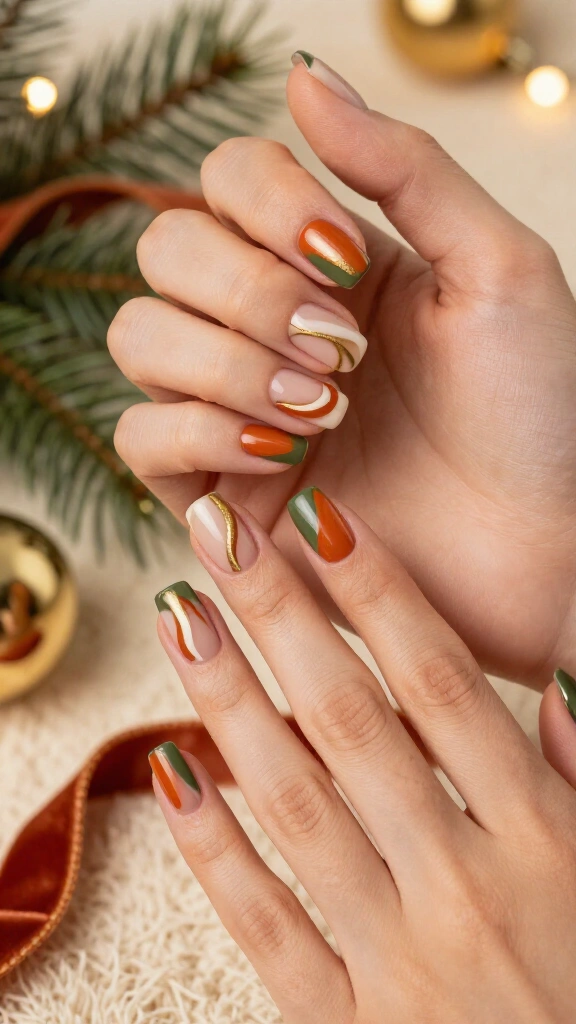 Retro holiday waves