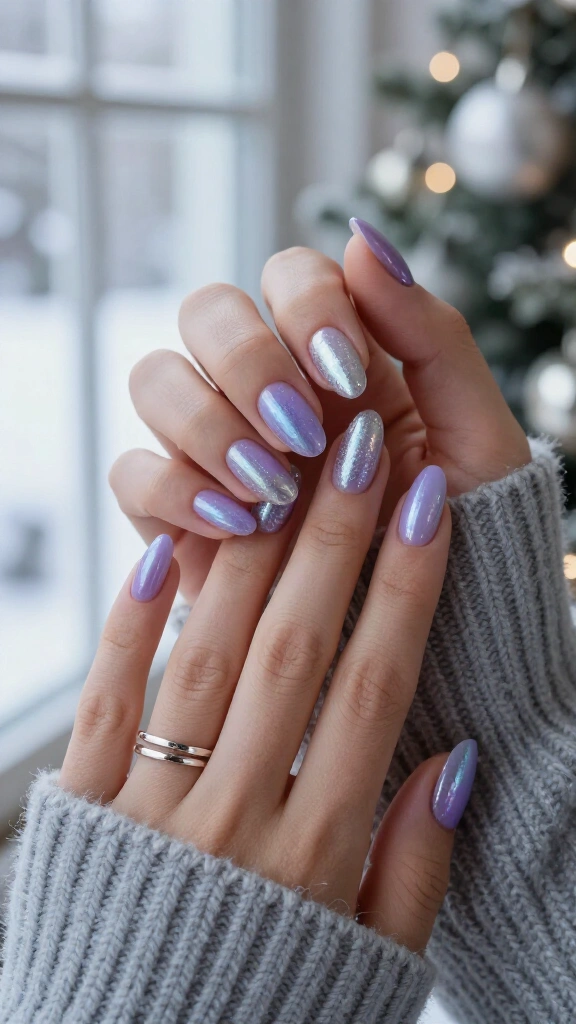 Icy lavender chrome