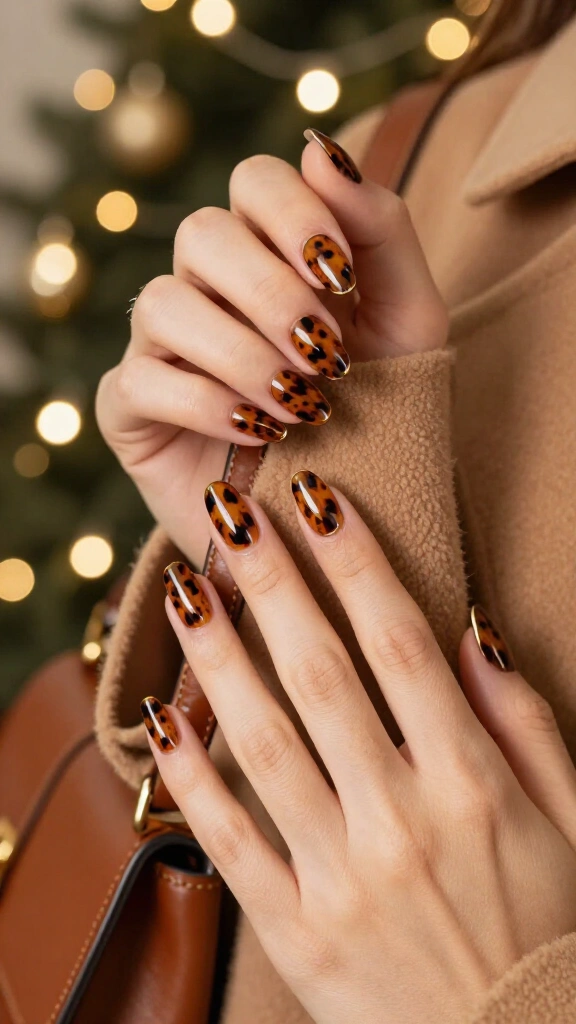 Tortoiseshell with gold accents