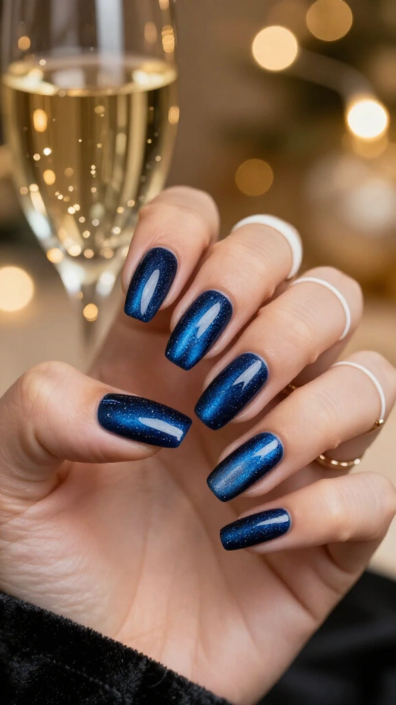 Midnight Blue Cat-Eye Magic