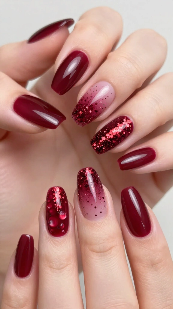 Sparkling cranberry wine almonds