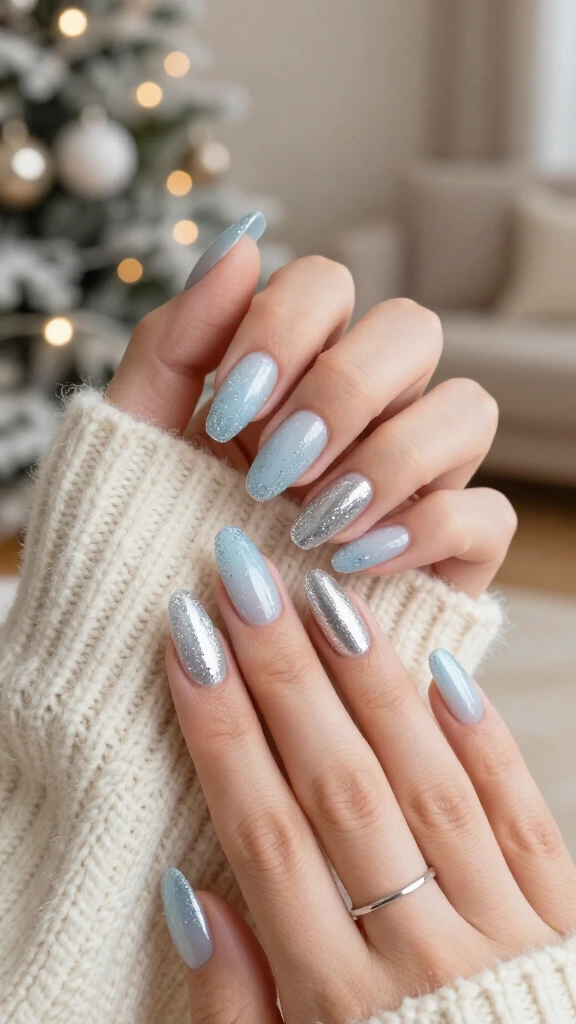 Chrome Ice Queen Tips