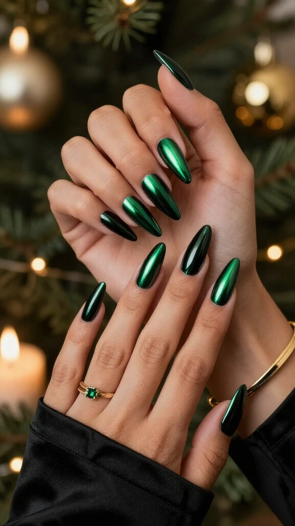 Chrome Evergreen Stiletto