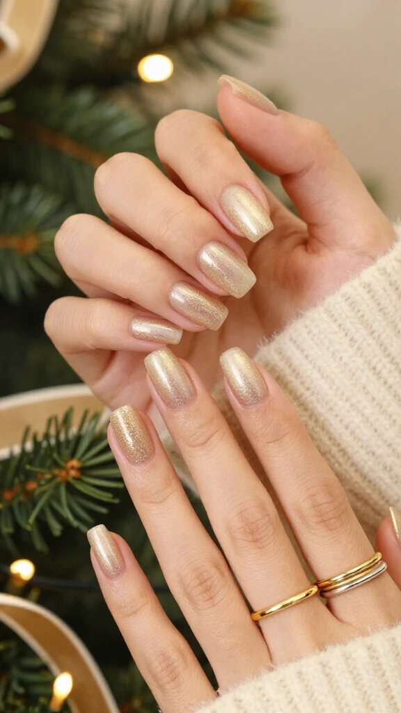 Elegant Champagne Shimmer