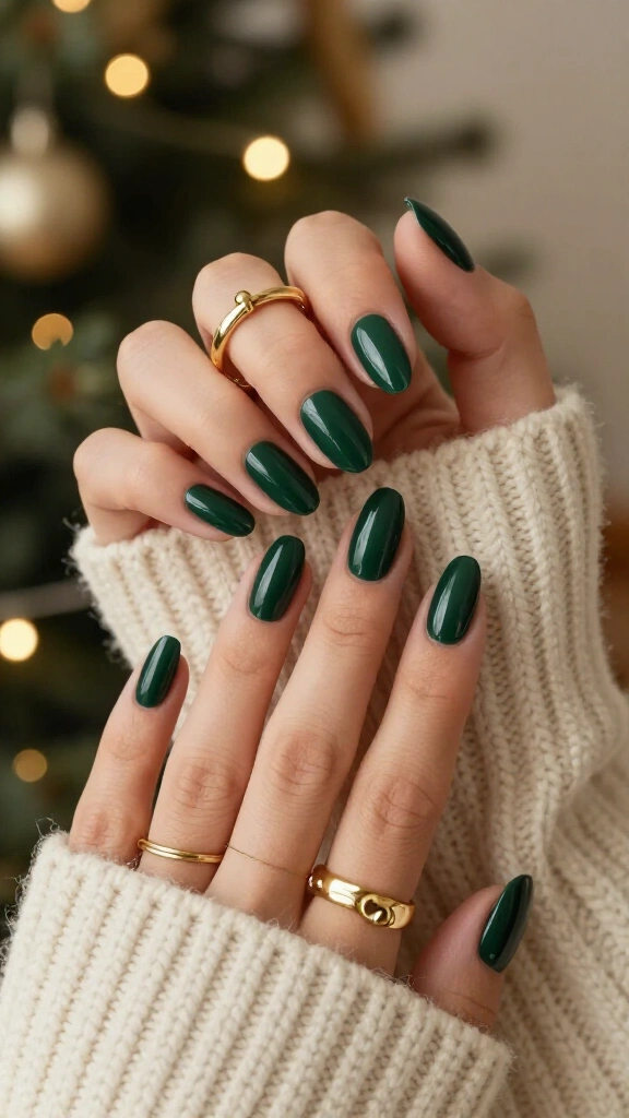 Glossy Hunter Green Monochrome