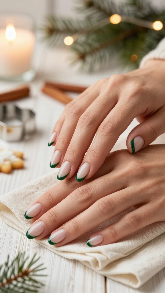 Short Chic Evergreen Micro-Tips