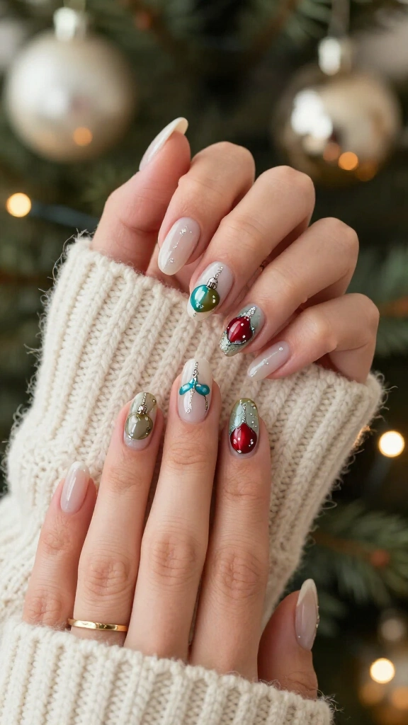 Vintage Retro Bauble Ornaments