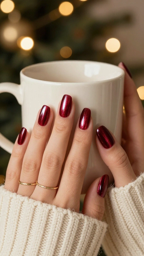 Frosted Cranberry Cat-Eye