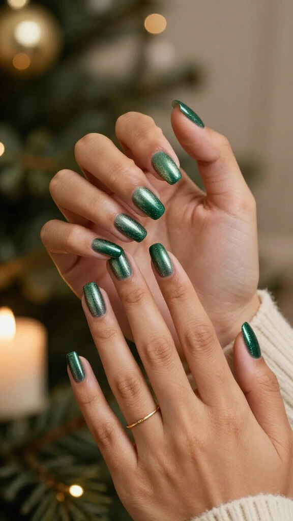 Pearlescent Pine Needle Glow
