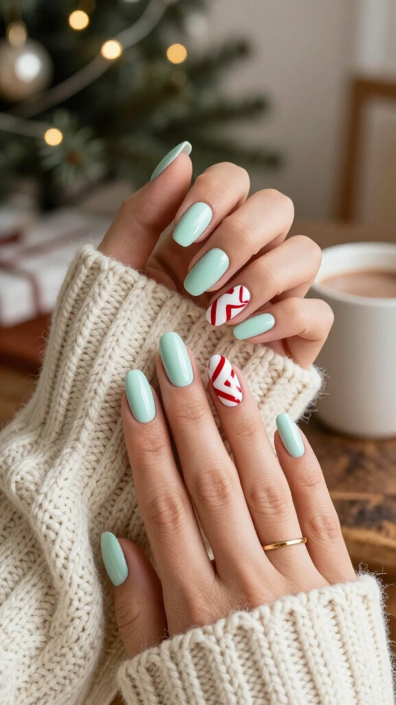 Candy Cane Stripe & Mint Base