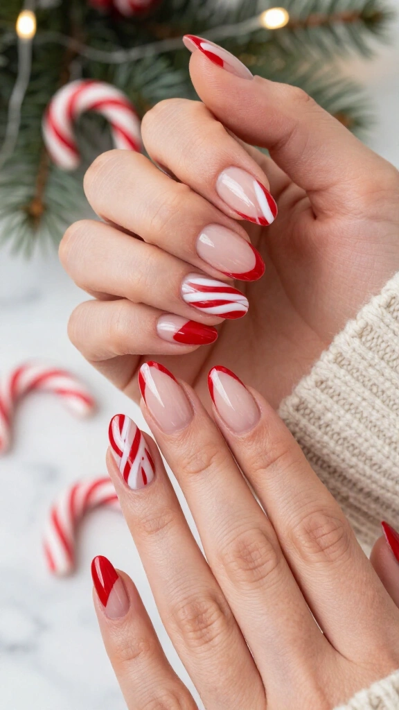 Classic Red and White Peppermint Swirls