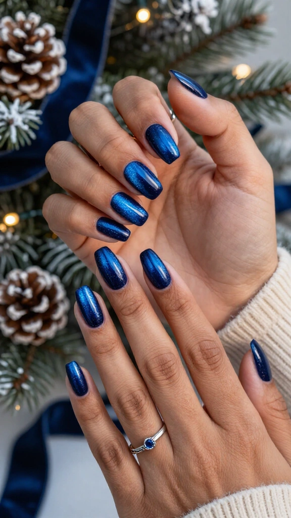 Deep Sapphire Cat-Eye Shimmer