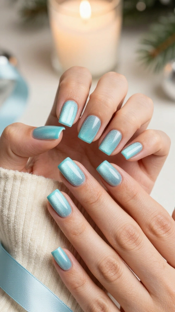 Tiffany Blue Velvet Finish