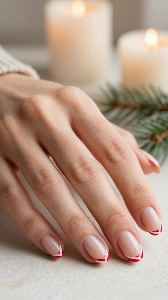 Subtle Micro-Stripe Tips
