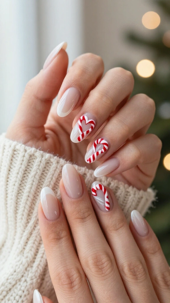 Peppermint Heart Cutouts