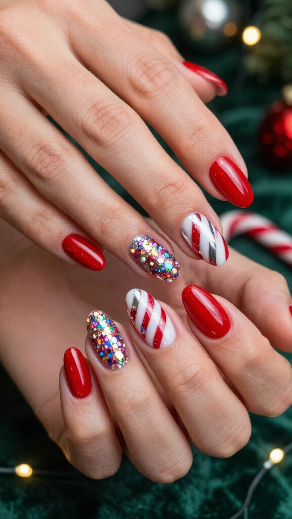 Holographic Peppermint Swirls