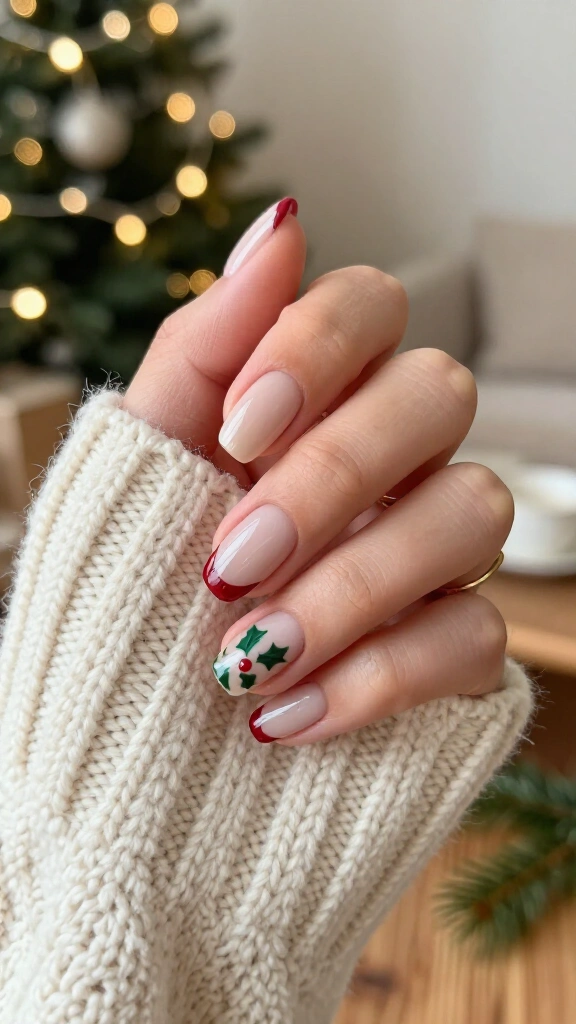 Minimal holly berries