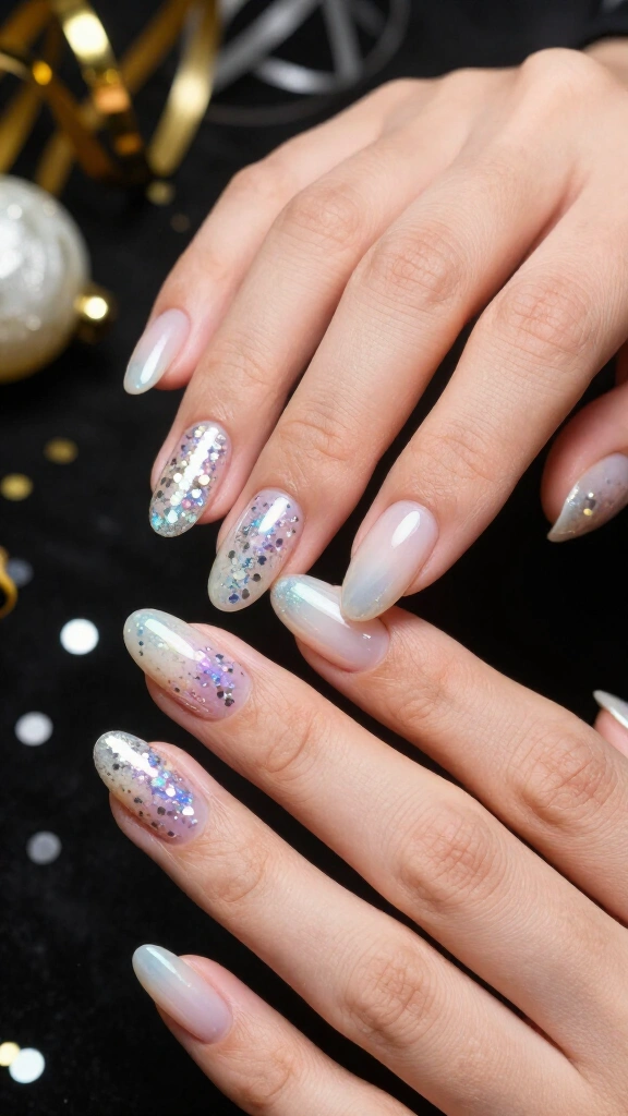 Holographic Confetti Drop