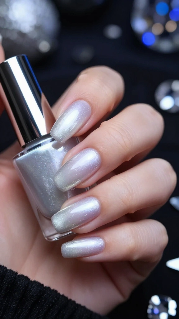 Frosted Platinum Cat-Eye