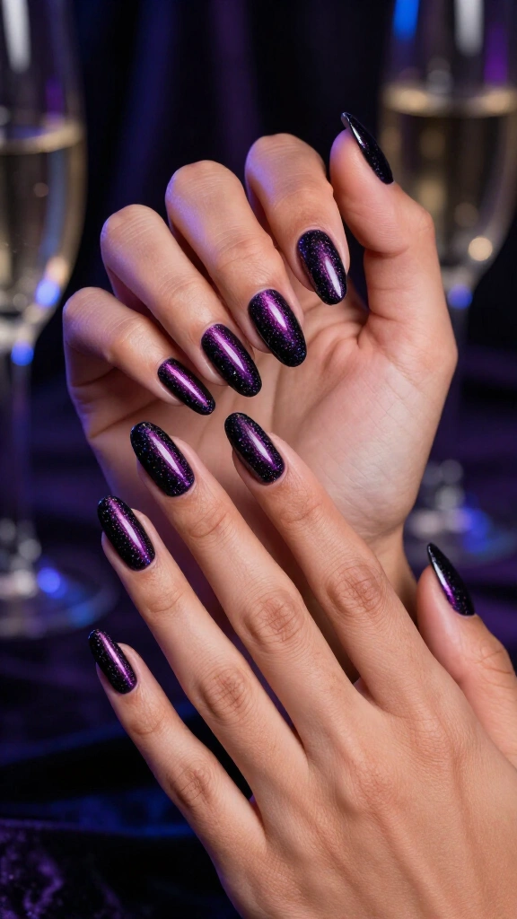 Moody Plum Holographic Shimmer