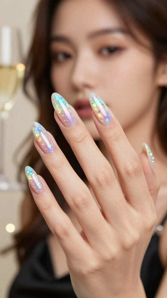 Iridescent Opal Shell Finish