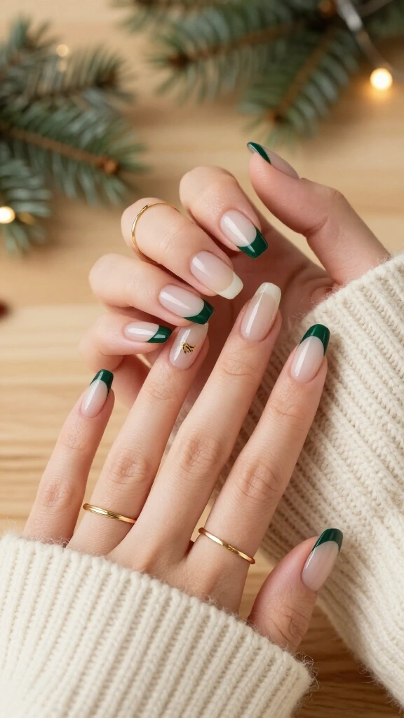 Evergreen French tips