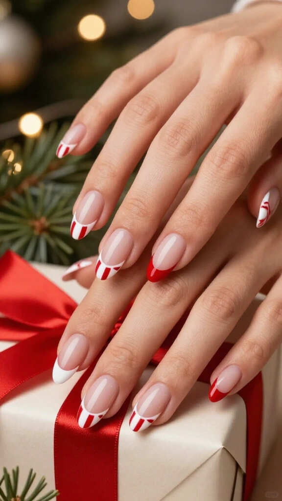 Candy Cane Swirl Tips