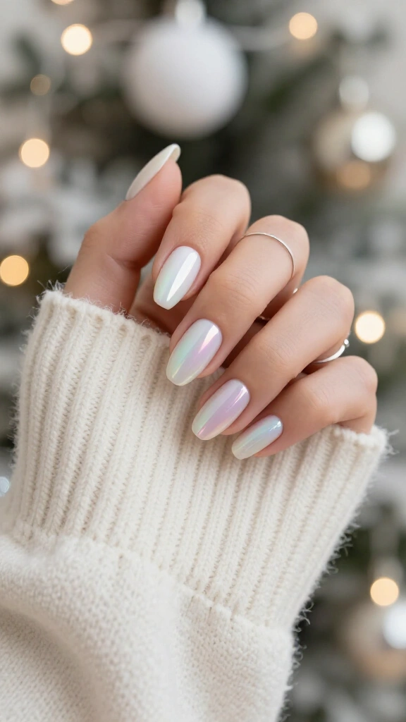 Pearlescent Oyster White