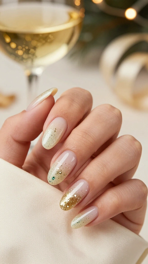 Champagne Sparkle Ombré
