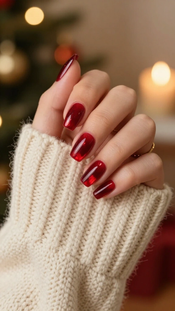 Cranberry Jelly Nails
