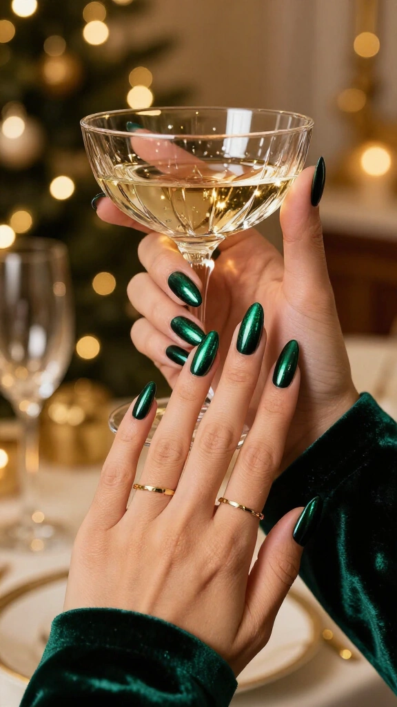 Chrome Evergreen Stilettos
