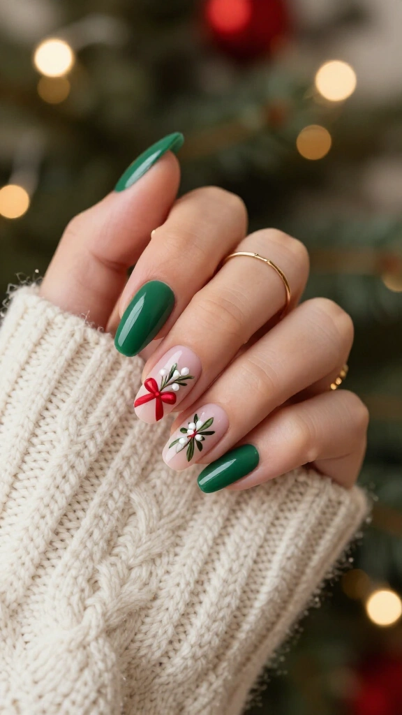 Delicate Mistletoe Botanical Accents