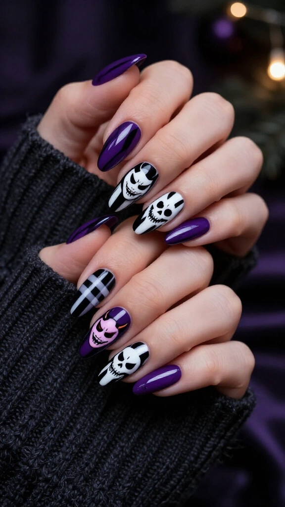 Lock, Shock, and Barrel nail art