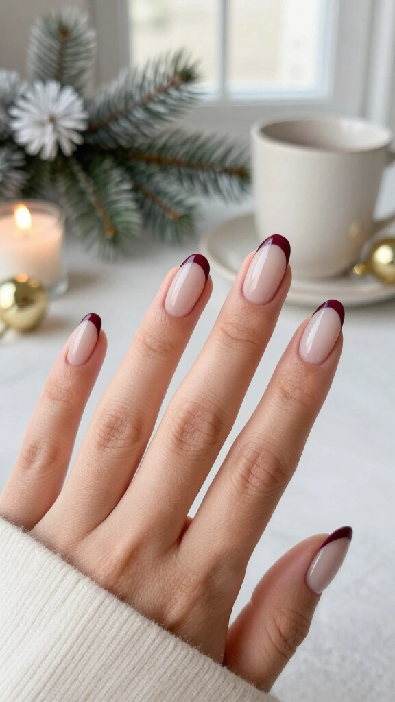 Deep Burgundy Micro-French