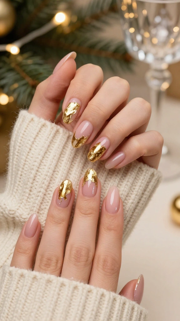 Metallic Gold Leaf Flakes