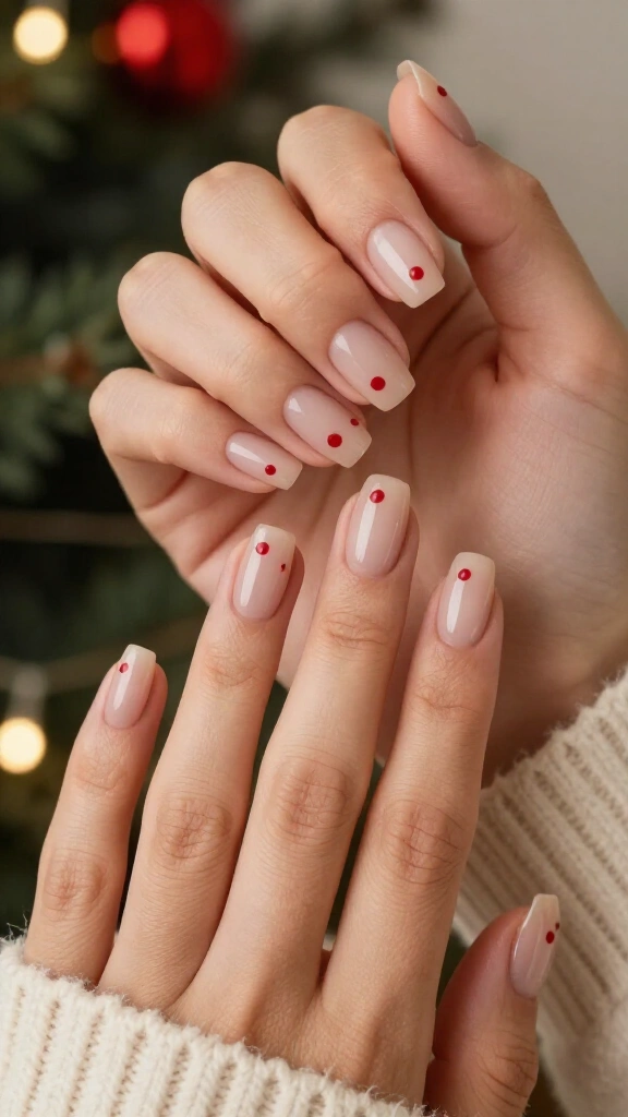 Red Dot Minimalist Cuticles