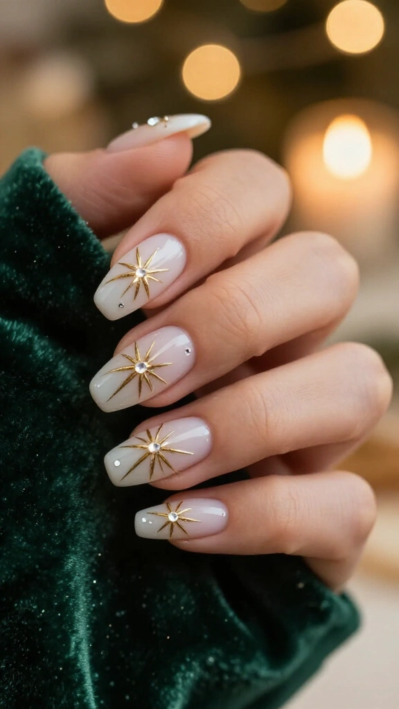 Golden Holiday Starbursts