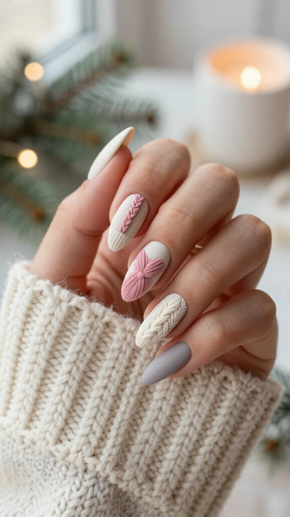 3D Cable-Knit Texture