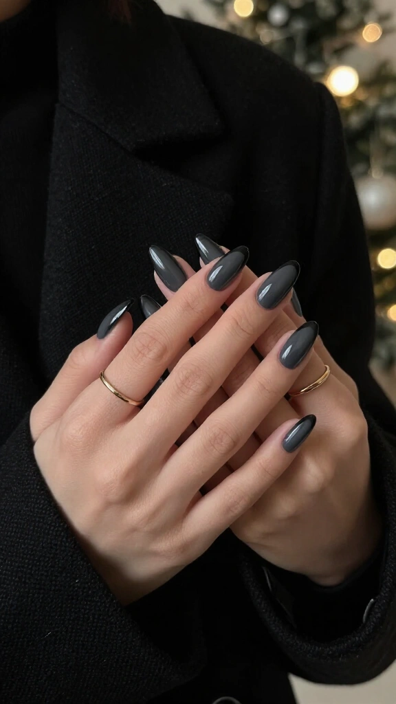 Matte Charcoal & Glossy French