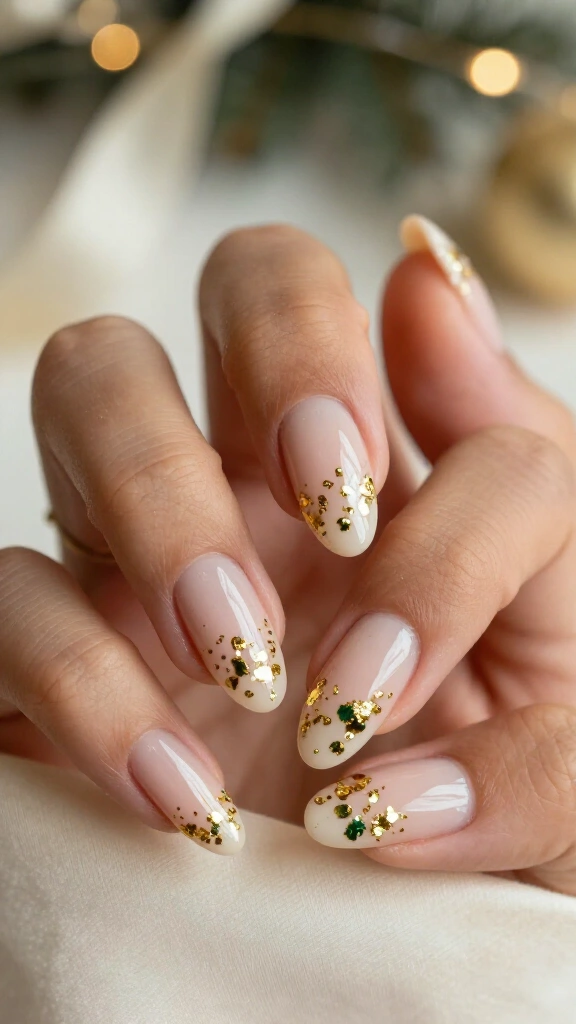 Gold Leaf Confetti Cascade