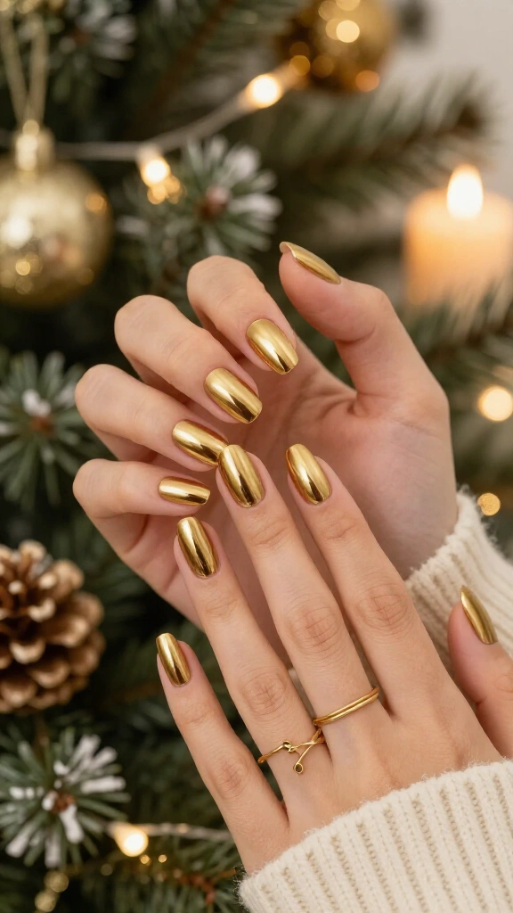 Liquid Gold Mirror Chrome