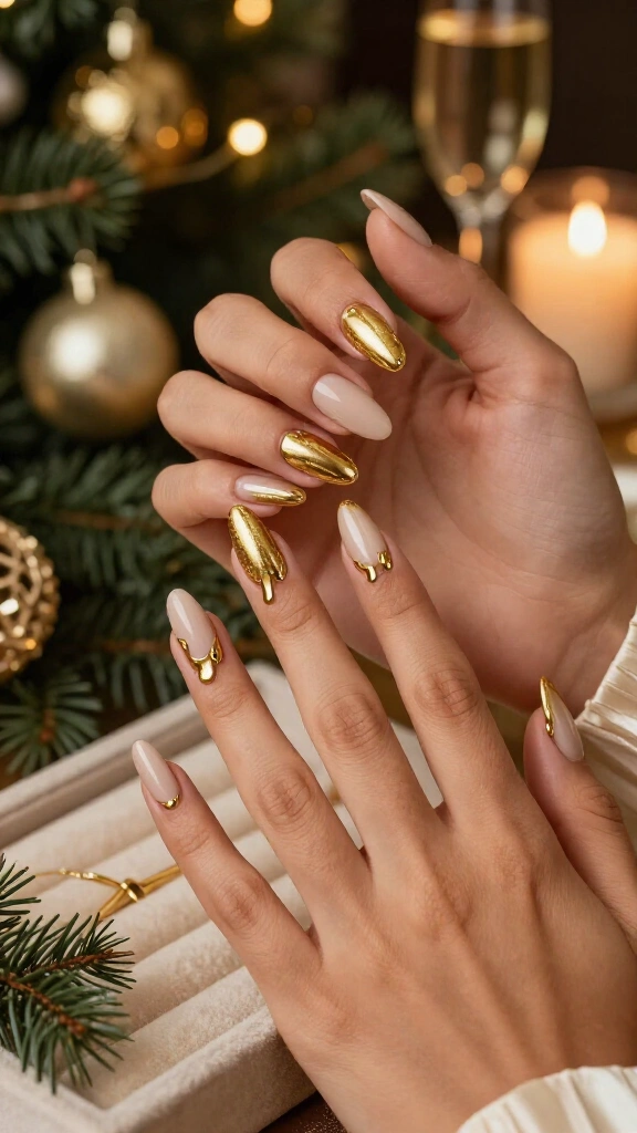 Molten Gold Drips