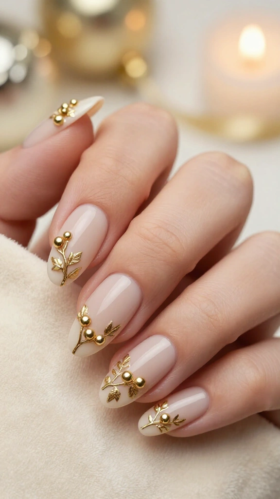 Golden Mistletoe Sprigs